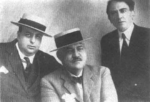Libero Bovio con Salvatore Di Giacomo e Ferdinando Russo
